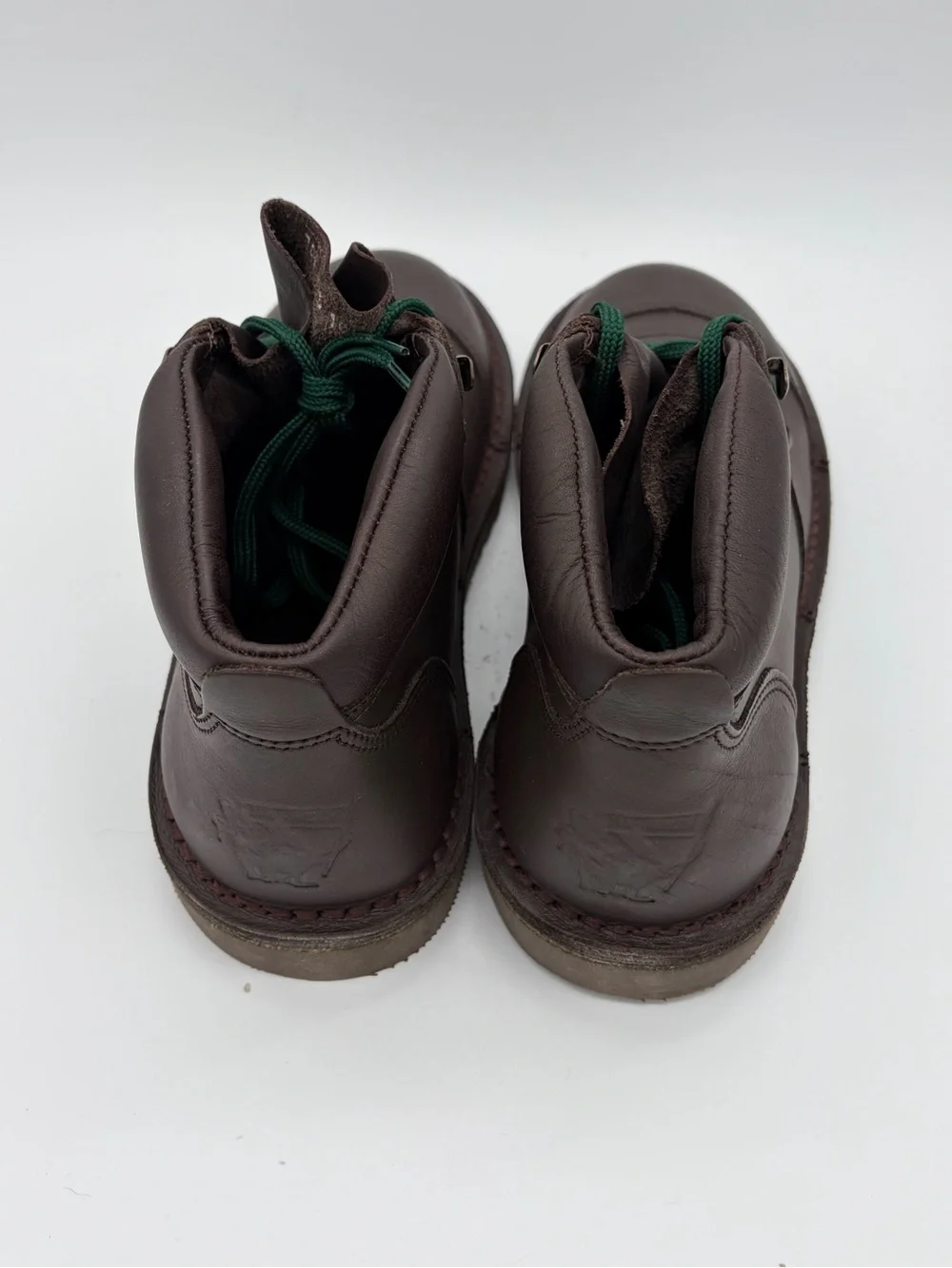 Jim Green Men's Brown Chukka Boots with Green Laces, New without Box
